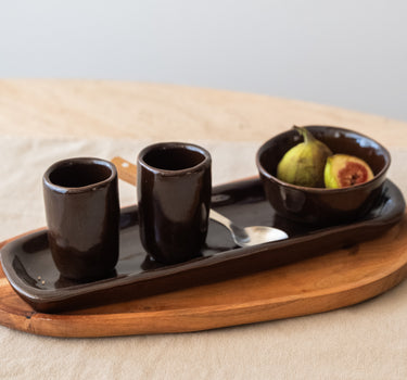 Handmade Espresso Mug Serpa Brown