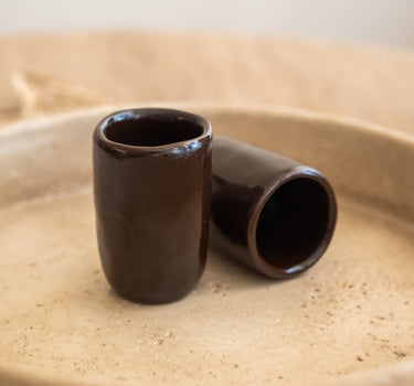 Handmade Espresso Mug Serpa Brown