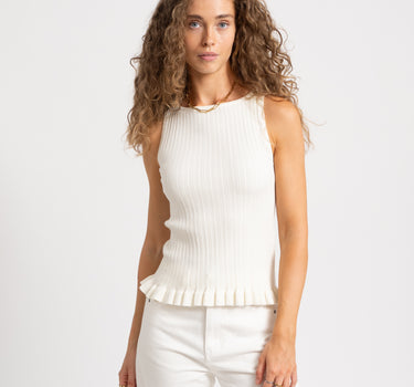 Hazel Top Knit Vanilla Ice