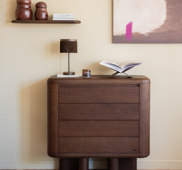Wireless Table Lamp Donna Chocolate