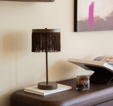 Wireless Table Lamp Donna Chocolate