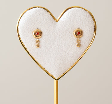TILTIL Stella Ohrstecker Orange Gold