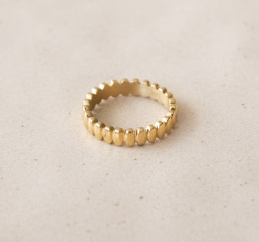 TILTIL Stripy Ring Gold