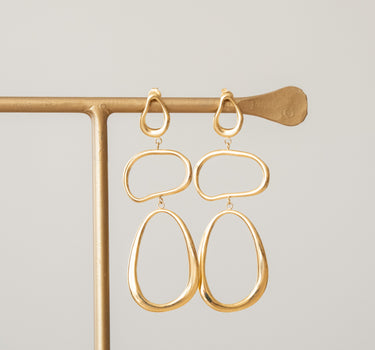 TILTIL Set van 2 Aura Hoop Earrings Goud