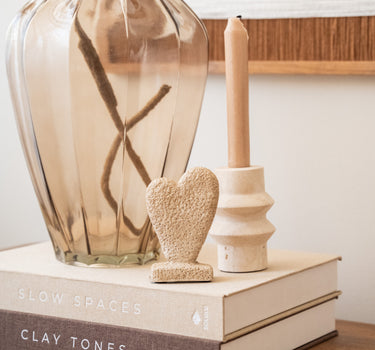 Ornament Heart Beige