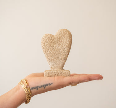 Ornament Heart Beige