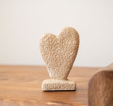 Ornament Heart Beige
