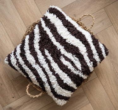 Kissen Marty Zebra Braun