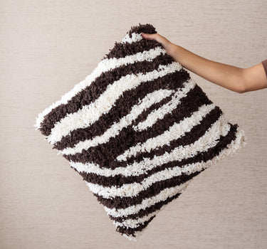Kissen Marty Zebra Braun