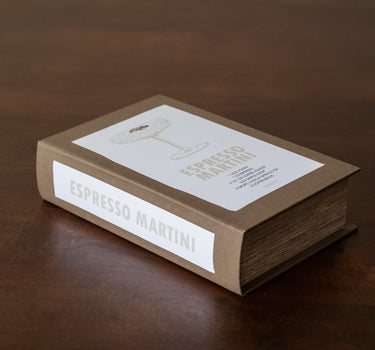 Aufbewahrungsbuch Espresso Martini Braun