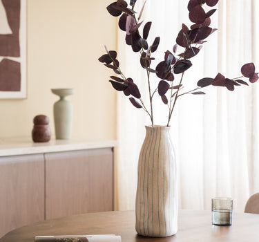 Grote Deco Vaas Crudo Gestreept