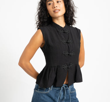 TILTIL Lotus Top Zwart