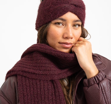 TILTIL Headband Knitted Zoey Bordeaux