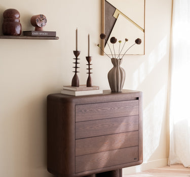 Deco Vaas Sillian Brown