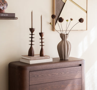 Deco Vaas Sillian Brown
