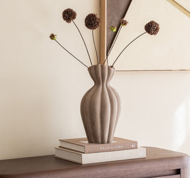 Deco Vaas Sillian Brown