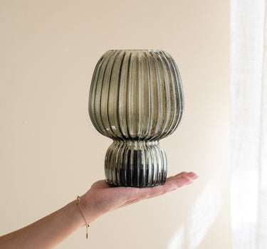 Draadloze Tafellamp Naja Glas Groen