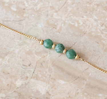 TILTIL Love Edelsteinarmband Smaragd