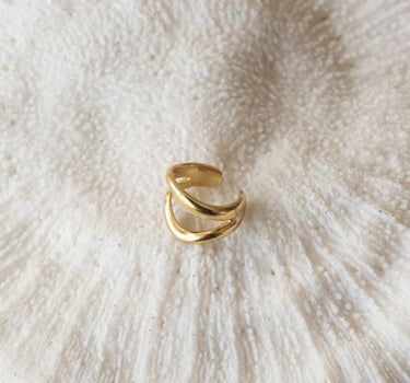 TILTIL Double Line Earcuff Gold