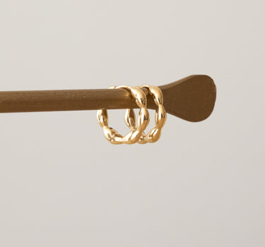 TILTIL Set of 2 Essential Hoop Earrings Gold