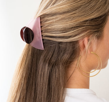 TILTIL Tove Two Toned Claw Clip Roze