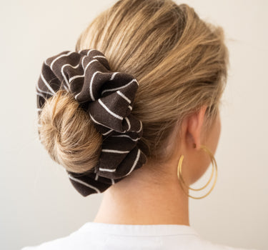 TILTIL Winnie Knitted Scrunchie Brown