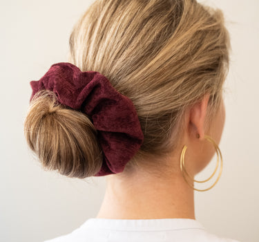 TILTIL Belle Scrunchie Velvet Bordeaux