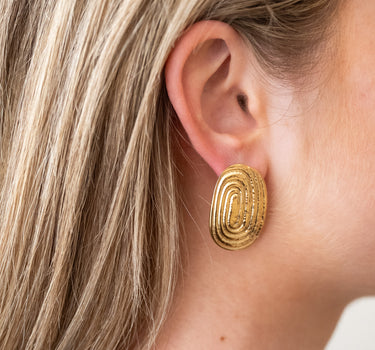 TILTIL Set van 2 Sol Stud Earrings Goud