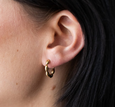 TILTIL Set of 2 Essential Hoop Earrings Gold