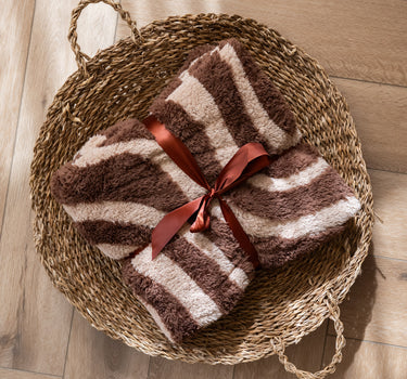 Plaid Maud Swirl Brown