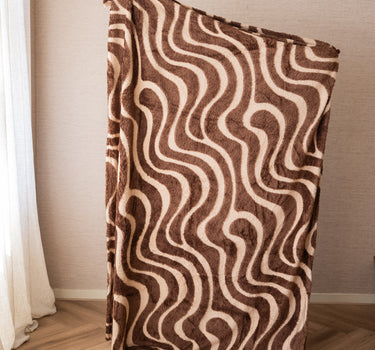 Plaid Maud Swirl Brown