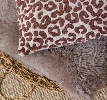 Kussen Mats Fluffy Taupe