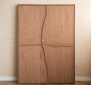 Grote Wanddecoratie Axiom Jute Terra