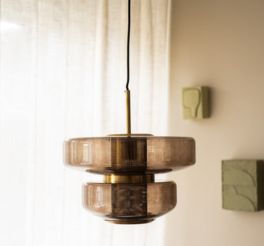 Hanglamp Meyara Glas Bruin