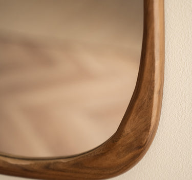 Lou Organic Wood Mirror