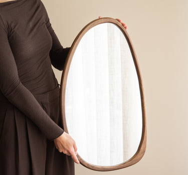 Lou Organic Wood Mirror