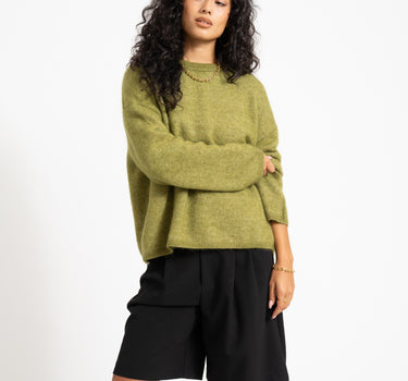 TILTIL Mulla Mohair Pullover Groen