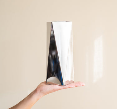 Deko-Vase Vela Chrom