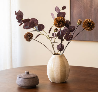 Deco Storage Box Soma Ceramic Brown