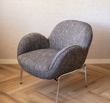 Fauteuil Zomba Bruin Chroom