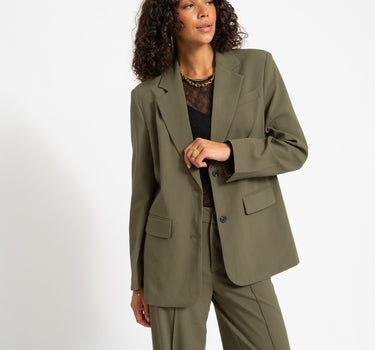 TILTIL Indy Open Back Blazer Groen
