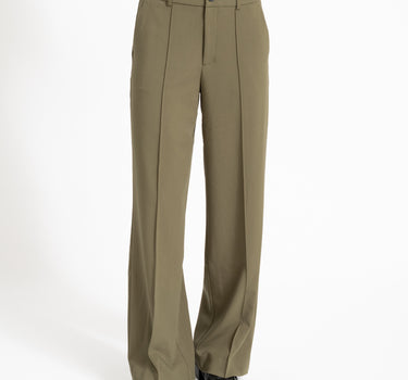 TILTIL Sanne Pintuck Pantalon Donkergroen