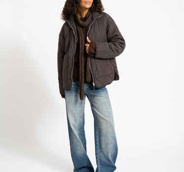 SERENA MID QUILTED JACKET Farn
