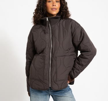 SERENA MID QUILTED JACKET Farn