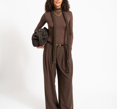 TILTIL Anni Higneck Longsleeve Brown