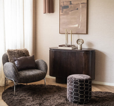 Dutchbone Kenji Dark Brown Cabinet