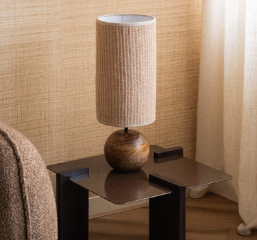 Tischlampe Gadja Holz