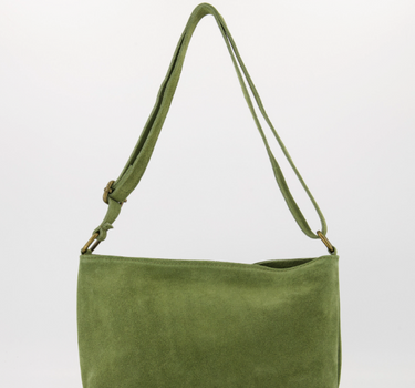 Karin Suede Tas Groen