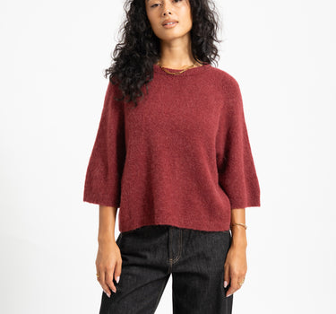 TILTIL Phoebe Shortsleeve Knit Bordeaux