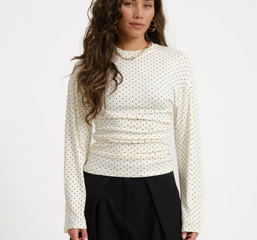 TILTIL Mimi Polka Longsleeve Offwhite